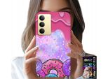 Custodia Per Realme 14X - Dolci Ciambelle Con Glassa Sullo Sfondo + Vetro