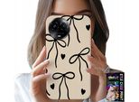 Custodia Per Realme C67 4G - Nastri Beige Con Fiocchi Motivi Alla Moda