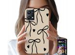 Custodia Per Realme 9 5G - Fiocchi Beige Nastro Motivi Alla Moda