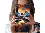 Custodia Per Realme C3 - Fiume, Montagne, Cime, Everest + Pellicola Protettiva