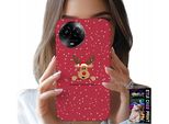 Custodia Per Realme C67 4G - Renna Natalizia Babbo Natale Natale + Vetro