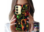 Custodia Per Realme 14X - Bastoncino Di Zucchero, Vischio, Albero Di Natale + Vetro