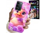 Custodia Per Realme C71 4G - Dolce Anatroccolo, Anatra Su Sfondo Rosa
