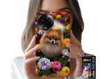 Custodia Per Realme C67 4G - Dolce Cagnolino, Custodia Pomeranian + Vetro