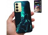 Custodia Per Realme 14X - Lupo Lupi Branco Super Disegni Custodia