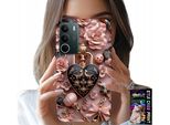 Custodia Per Realme C71 4G - Motivi Femminili Lucchetto Cuore Custodia + Vetro