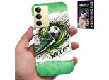 Custodia Per Realme 14X - Calcio, Calcio Palla Custodia + Vetro