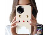 Custodia Per Realme C67 4G - Reniferek, Renna, Motivi Natalizi