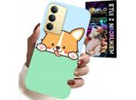 Custodia Per Realme 14X - Dolce Cagnolino Motivi Fiabeschi Custodia