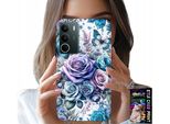 Custodia Per Realme C71 4G - Motivi Floreali Rose Case + Vetro