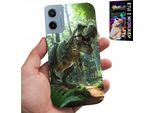 Custodia Per Motorola E15 / G05 - Dino Dinozaur Tyranozaur Case + Pellicola Protettiva