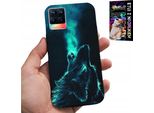 Custodia Per Realme 8 / 8 Pro - Lupo Lupi Branco Super Disegni Custodia