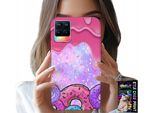 Custodia Per Realme 8 / 8 Pro - Dolci Ciambelle Con Glassa Sullo Sfondo + Vetro