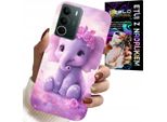 Custodia Per Realme C71 4G - Dolce Elefantino Su Sfondo Rosa Custodia + Pellicola Protettiva