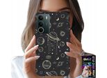 Custodia Per Realme C71 4G - Cosmo Pianeti Stelle Luna + Vetro