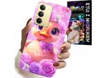 Custodia Per Realme 14X - Dolce Anatroccolo, Anatra Su Sfondo Rosa