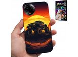 Custodia Per Realme C67 4G - Monstertruck, Camion, Motivi + Vetro