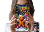 Custodia Per Realme C71 4G - Pan Di Zenzero, Motivi Natalizi Colorati + Vetro