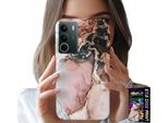Custodia Per Realme C71 4G - Elegante Marmo, Motivi Alla Moda + Vetro