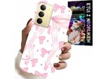 Custodia Per Realme 14X - Nastri Rosa Nastro Modelli Alla Moda Custodia
