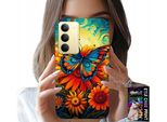 Custodia Per Realme 14X - Farfalle Farfalline Fiori Rose Custodia