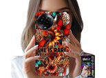 Custodia Per Realme C67 4G - She Is Rare, Girasoli, Fiori, Farfalle