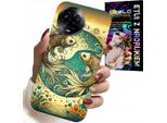 Custodia Per Realme C67 4G - Segno Zodiacale, Pesci Astronomia + Pellicola Protettiva