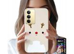 Custodia Per Realme 14X - Reniferek, Renna, Motivi Natalizi