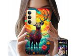 Custodia Per Realme 14X - Motivi Colorati Cervo Alce Animali Della Foresta