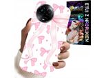 Custodia Per Realme C67 4G - Nastri Rosa Nastro Modelli Alla Moda Custodia