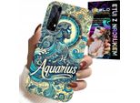 Custodia Per Realme 7 - Segno Zodiacale, Acquario, Astronomia Cover