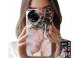 Custodia Per Realme C67 4G - Elegante Marmorizzato Motivi Alla Moda + Vetro