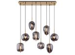 Globo Lighting HäNgeleuchte "Blacky I", Messingfarben, H: 120Cm, 1 Stk., Leuchten, HäNgelampe/Pendelleuchte/Unterschiedliche GläSer, HäNgeleuchte