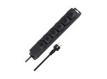 Steckdosenverteiler IP44 6-Fach Schwarz 2M H07RN-F 3G1,5 ; Brennenstuhl (1159970)