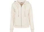 Urban Classics Donna - Felpa Con Cappuccio E Zip In Spugna Biologica Sabbia - 5XL