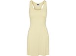 Abito Da Donna Urban Classics Ladies Modal Short Racer Back Dress Softyellow - 4XL