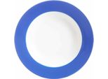 Ritzenhoff & Breker Doppio Teller Tief, Suppenteller, Speiseteller, Essteller, Porzellan, Indigoblau, Ø 22 Cm, 63868