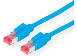 Roline Cat6 0,5M, 0,5M, Cat6, S/Ftp (S-STP), RJ-45, RJ-45, Modrá