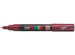 Marcatore A Pigmento Uni-Ball Posca (PC-1MC), Rosso Vino