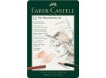 Faber Castell FC-112975 Pitt Monochrome Set Faber-Castell 12-Delig Medium