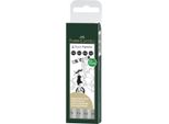 Faber-Castell 167004 Ecco Pigment Penna A Inchiostro - Set Di 4 (0,2/0,4/0,6/0,8 Mm)
