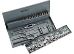 VÖLkel P.V.2 Set Di Maschi E Filiere Manuali 54 Pezzi M3 - M20 HSS-G ( 49201 ) Din 352/223