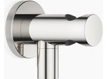 Coude De Raccordement Mural Dornbracht Avec Support De Douche IntéGré, Rosace Ronde 60Mm, 28490660-08, 28490660-08