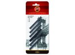 KOH-I-NOOR Matite Di Grafite Set Di Matite Per L'arte 6 Pezzi