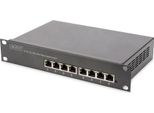 Digitus Switch 8 Porte Gigabit 80W Poe Gestito Schwarz
