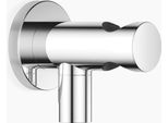 Coude De Raccordement Mural Dornbracht Avec Support De Douche IntéGré, Rosace Ronde 60Mm, 28490660-00, 28490660-00