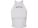 DěTské TričKo Mr. Tee Ladies Bad Girls Short Top Bianco - Xs