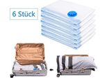 Set Di Sacchetti Sottovuoto Tolletour - 6 Sacchetti 40X60 Cm 90% Salvaspazio, Sacchetti Riutilizzabili Per Indumenti, Sacchetti Sottovuoto Per Biancheria Da Letto, Vestiti?