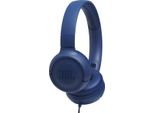 Jbl Tune 500 T500 Cuffie Cablate Over-Ear Blu Per Musica E Chiamate Stereo