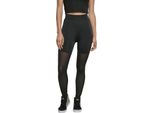 Urban Classics Donna - Leggings A Vita Alta Tech Mesh - 5XL